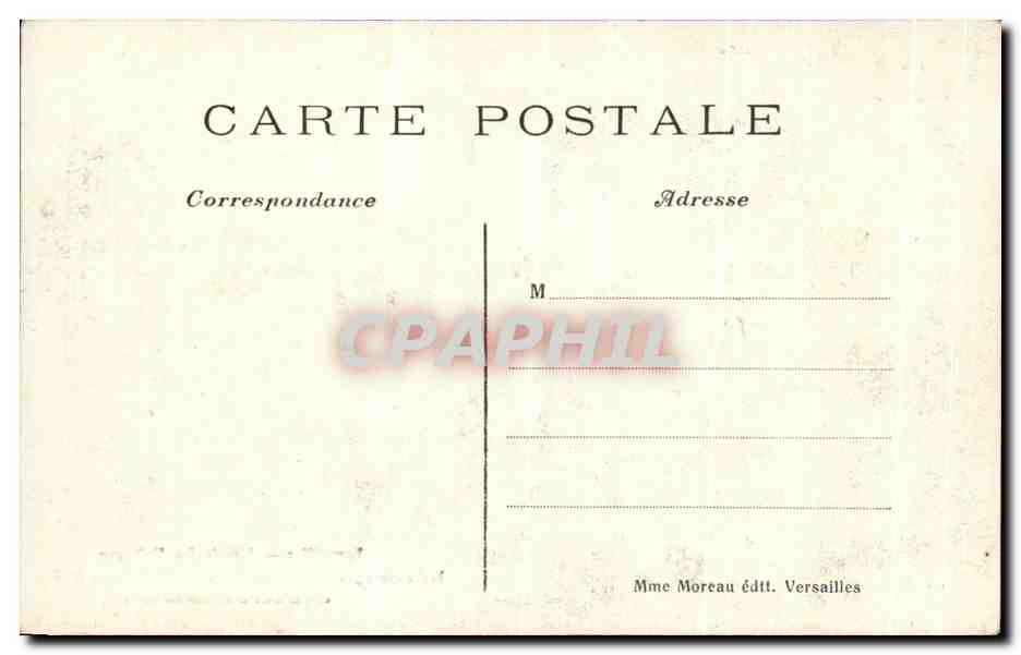 CPA Versailles Musee des Voitures Voitures ayant servi au Tsar Nicolas II en 1897  — Rückseite