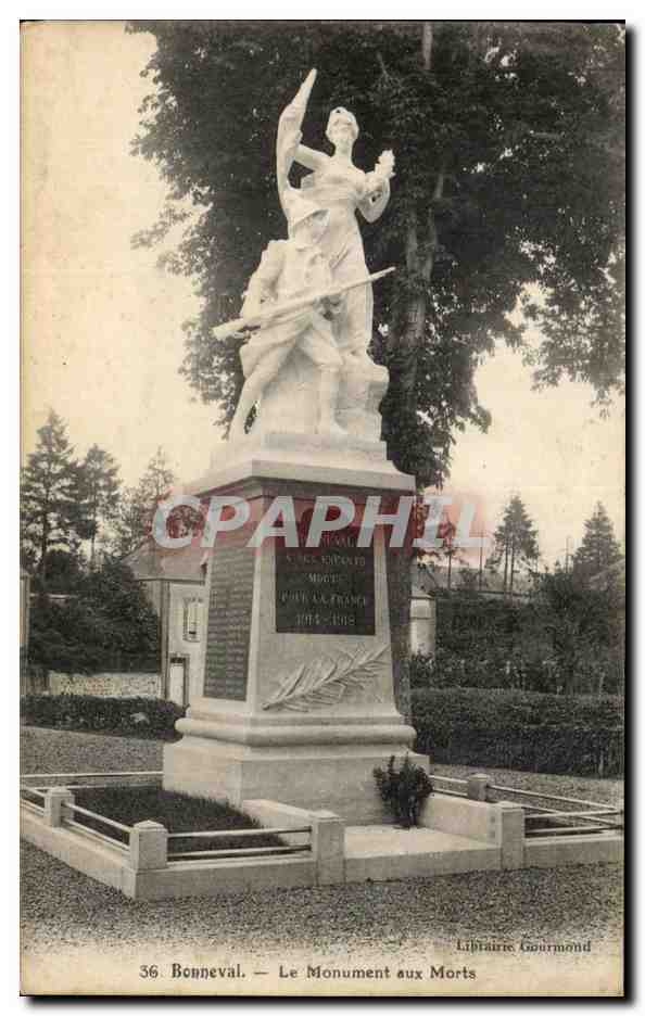 CPA Bonneval le Monument aux Morts Militaria