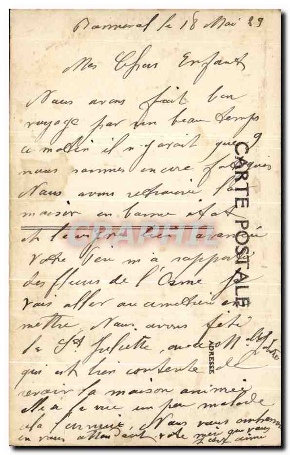CPA Bonneval le Monument aux Morts Militaria — Rückseite