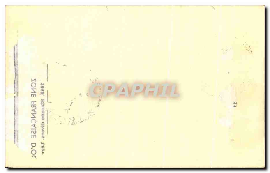 CPA Journee du timbre Saint Malo 1957 Ruines  — Verso