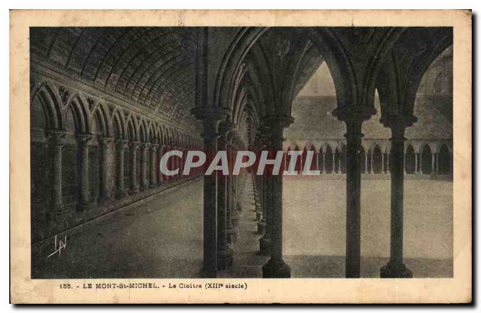 CPA Le Mont St Michel Le Cloitre