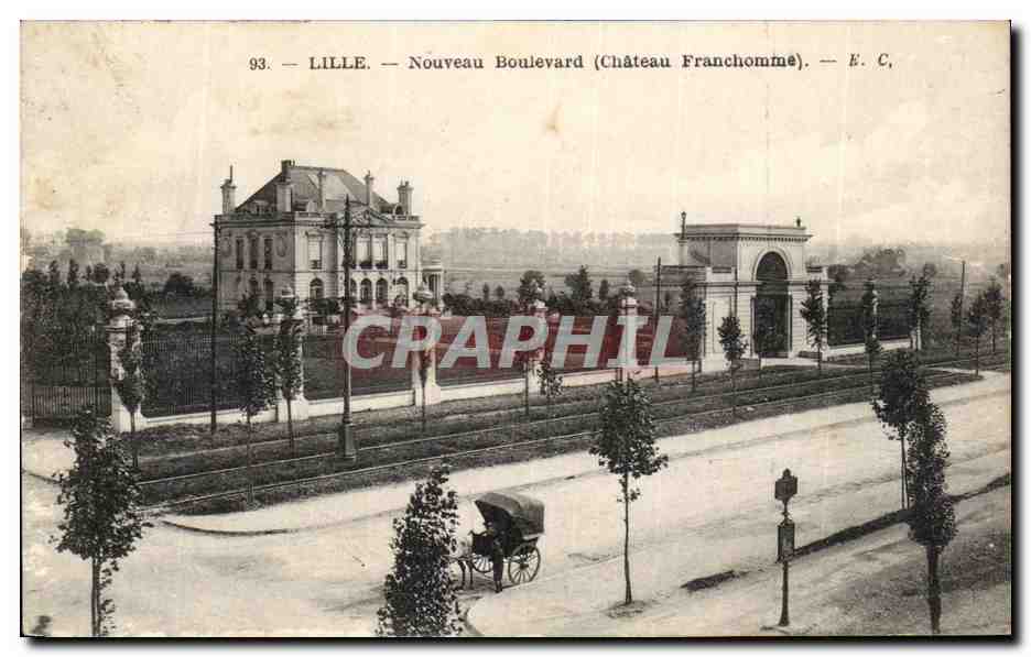 CPA Lille Nouveau Boulevard Chateau Franchomme