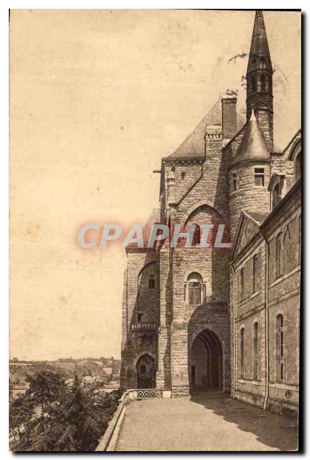 CPA La Terrasse De l'Abbaye St Pierre De Solesmes 