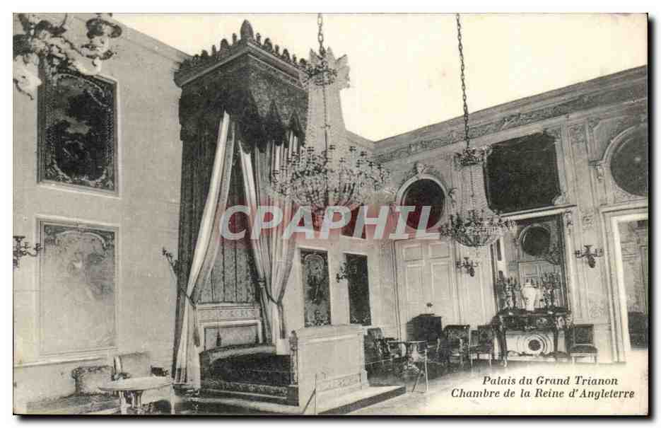 CPA Palais Du Grand Trianon Chambre De La Reine d'Angleterre Versailles