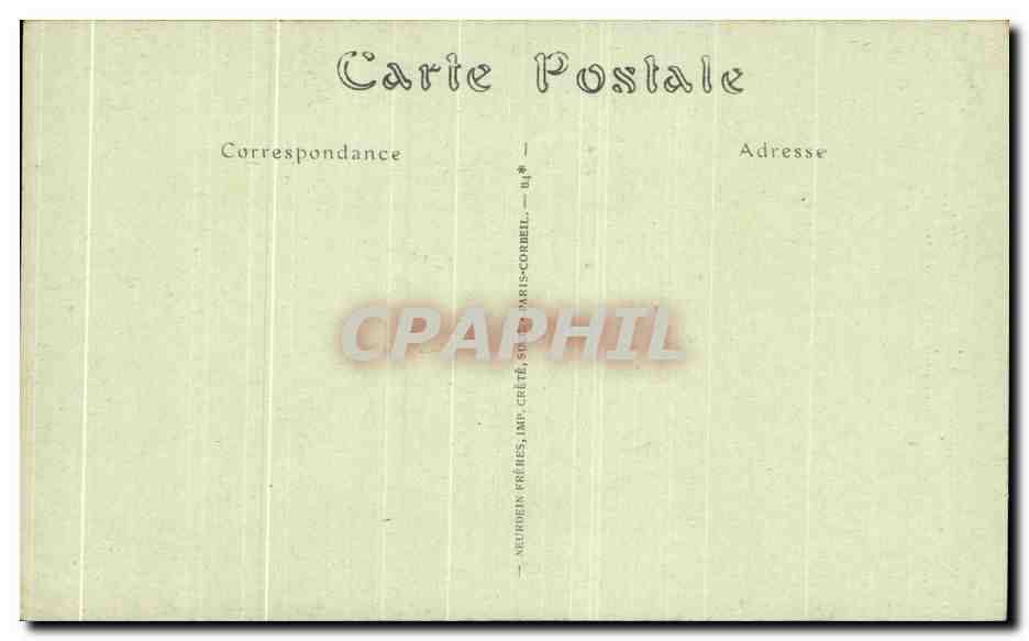 CPA Mantes Sur Seine L'abside De l'Eglise Notre Dame — Verso