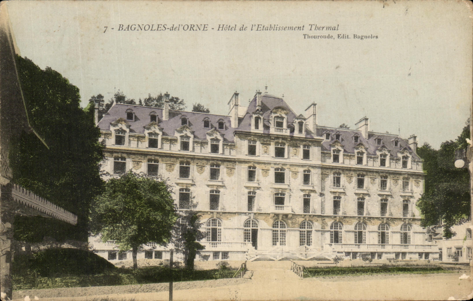 Bagnoles-d'Orne - Hotel dell'Establishment Termale — Thouronde, Edit. Bagnoles