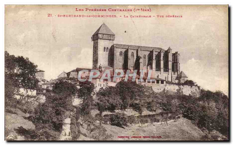 CPA St Bertrand De Comminges La Cathedrale vue Generale
