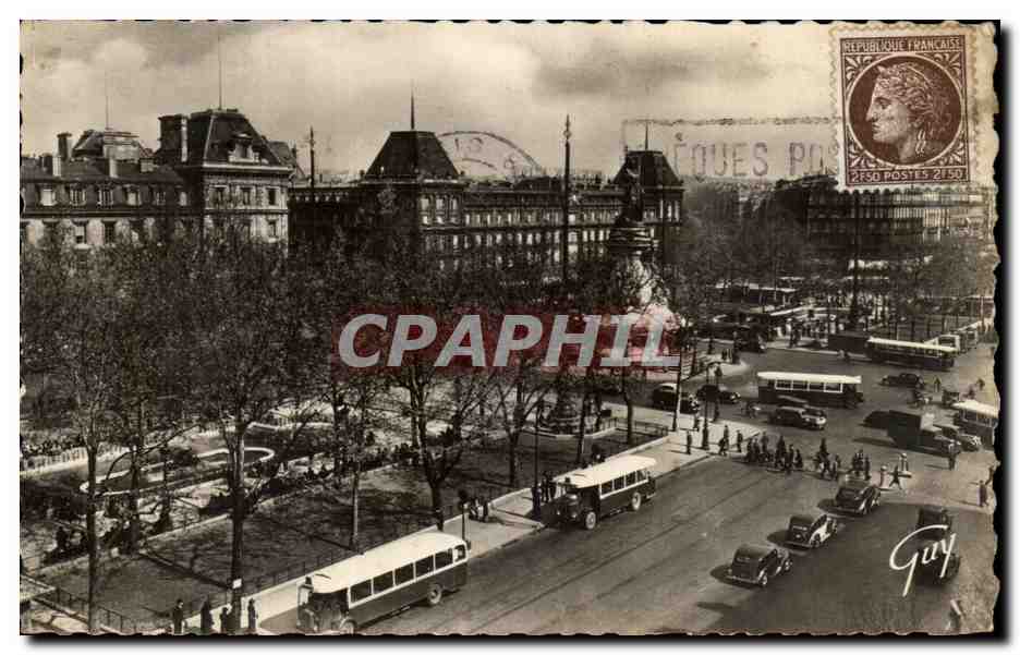 CPSM Paris Et Ses Merveilles Place de la Republique