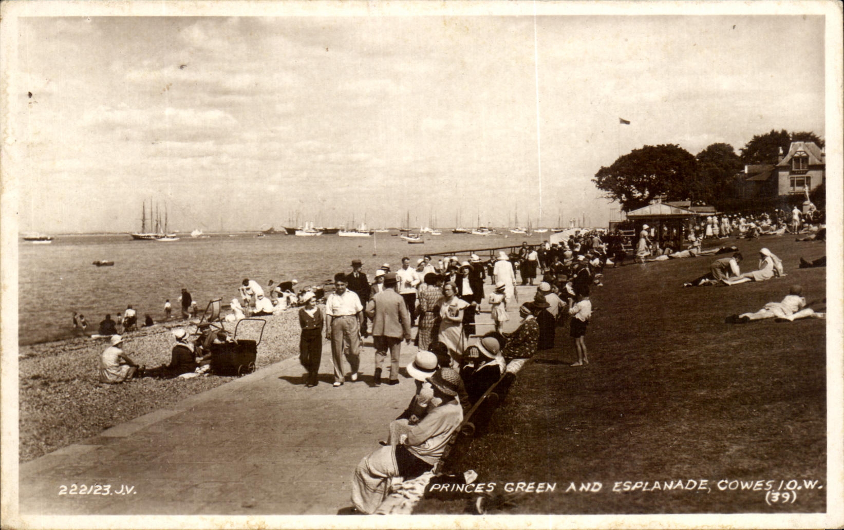CPA Princes Green And Esplanade Cowes isle of wight 