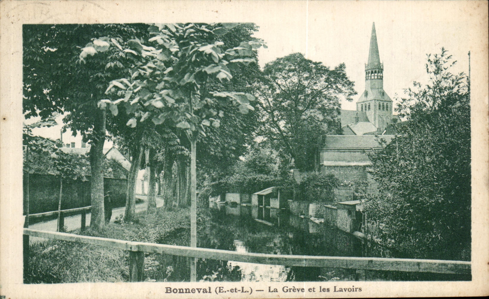 CPA Bonneval La Greve et les Lavoirs