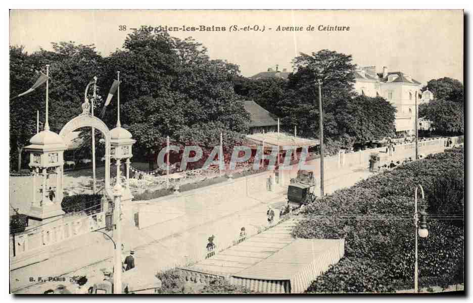 CPA Enghien les Bains Avenue de Ceinture