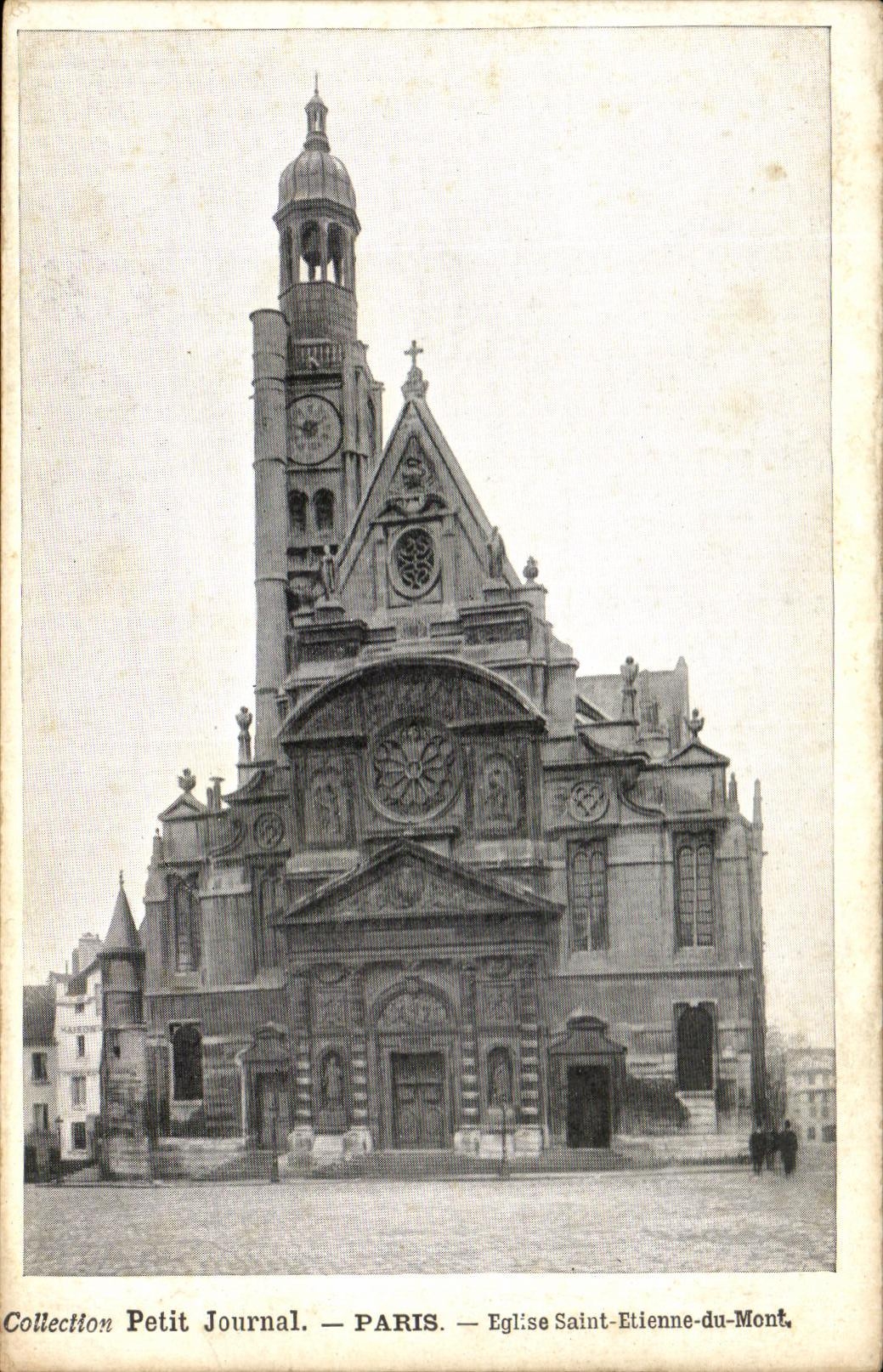 CPA Petit Journal Paris Eglise Saint Etienne Du Mont