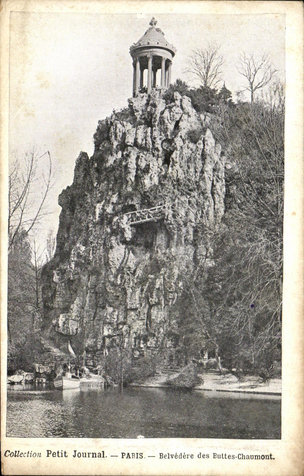 CPA Petit Journal Paris Belvedere Des Buttes Chaumont