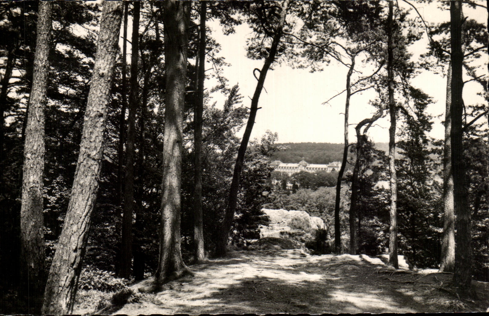 Station Thermale de Bagnolès-de-l'Orne — Vue prise du Roc au Chien — Photo véritable — R. Gallot, reproduction interdite