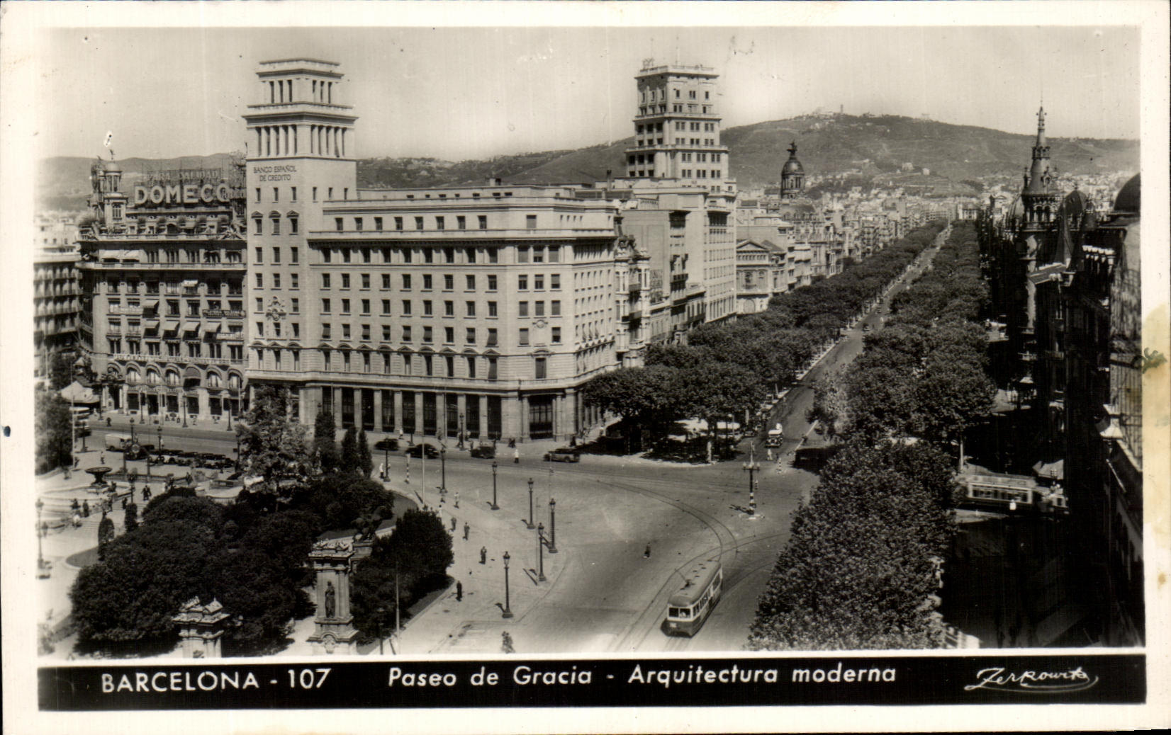 Barcelone - 107 Paseo de Gracia - Arquitectura moderna — éditeur Zerrount
