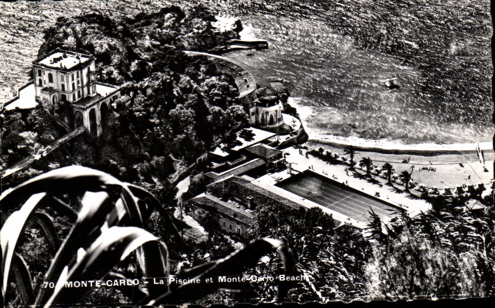 CPSM Monte Carlo La Piscine et Monte Carlo Beach