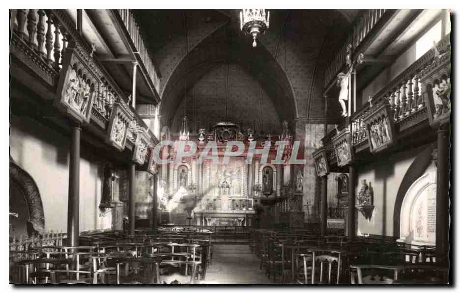 Saint-Jean-le-Vieux — L'intérieur de l'église — Éditions V. N. Ex-Rouleau