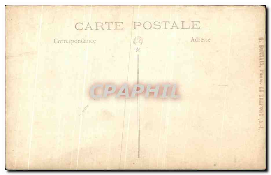 CARTE PHOTO Hommes Costumes — Rückseite