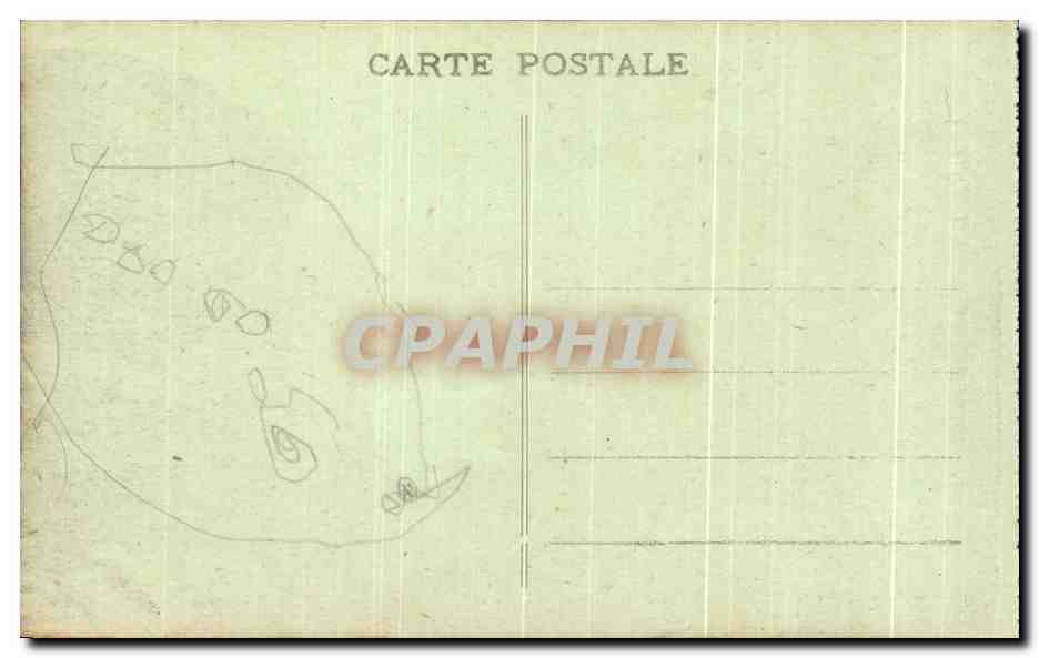 CPA Saint Guenole Penmarch Perspective de la Barre en Tempete — Rückseite