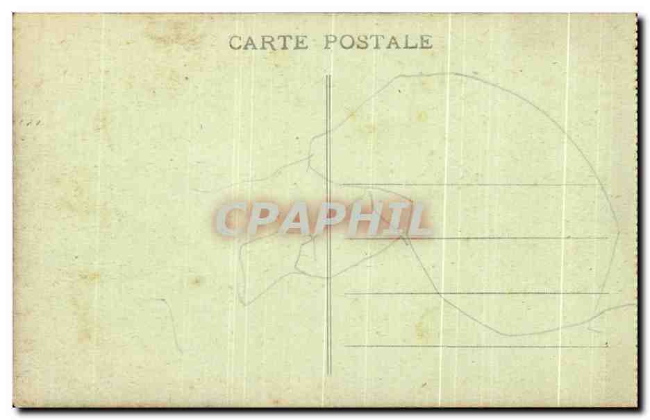 Penmarch - La Baie de la Torche - Étude de Lames par tempête — Collection Villard, Quimper, n°293 — Rückseite