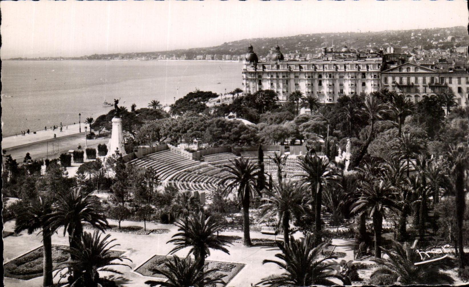 CPSM Nice Le Jardin Albert 1er Et Le Theatre de Verdure