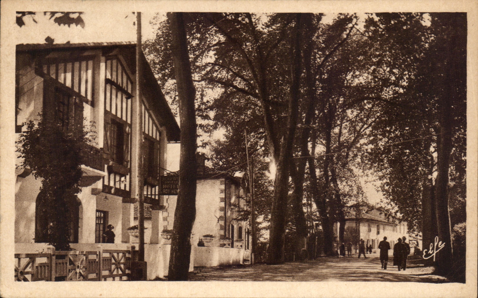 Barbotan-les-Thermes — La Route vers Cazaubon — Éditeur: Libbauche frères, n°623