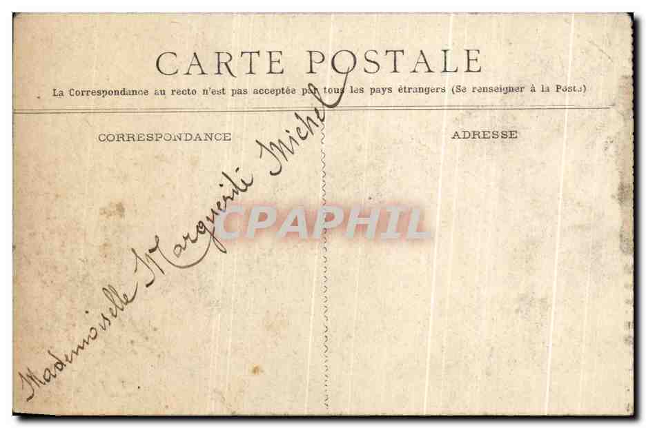 CPA Chemins de Fer de L'etat Et de London Brighton South Coast Paris Londres Train  — Verso