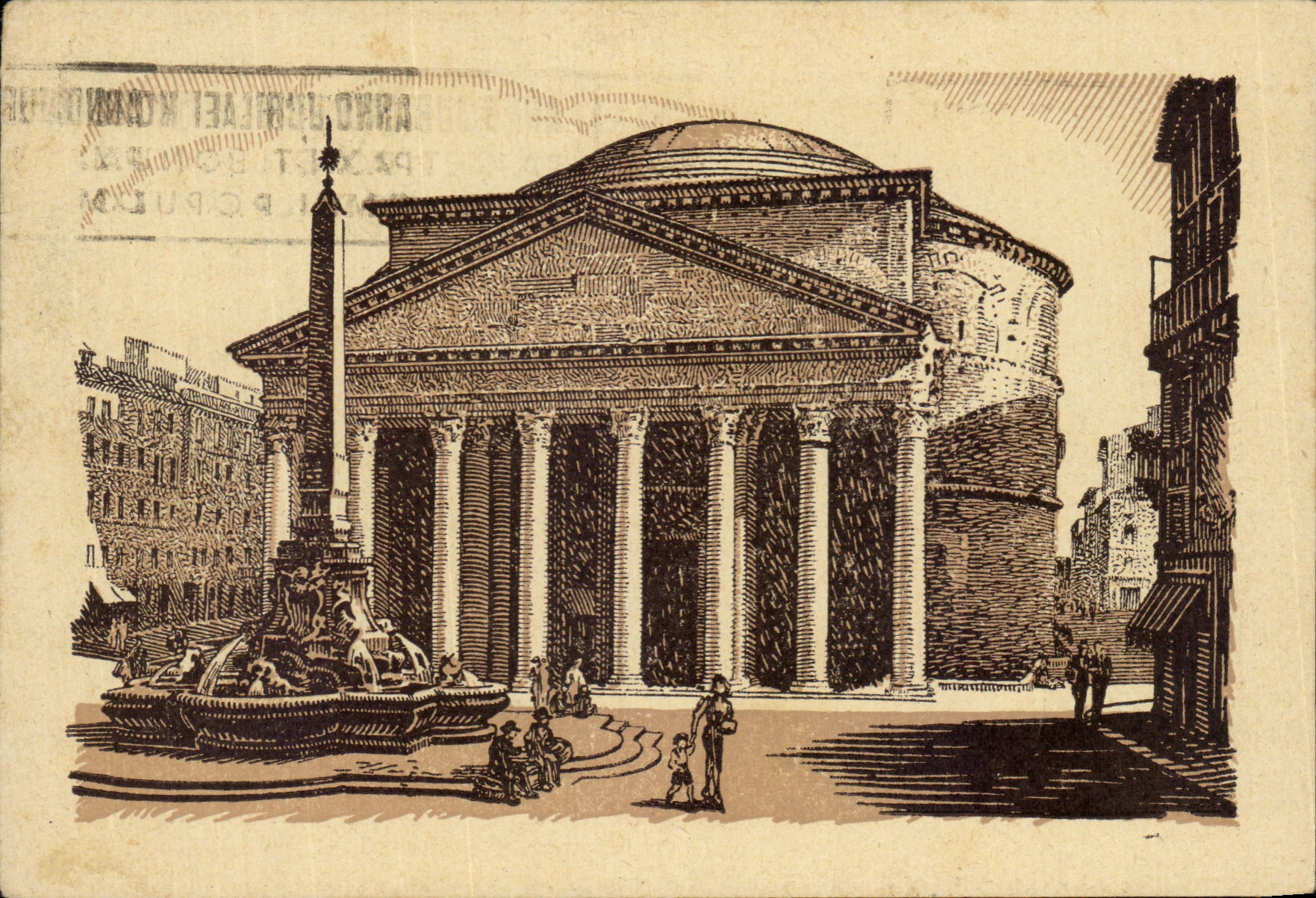 CPA Roma Tempio di Agrippa 