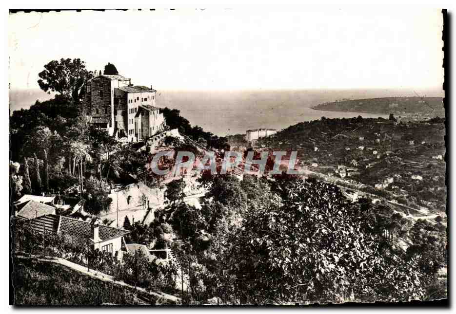 CPSM Menton ND De L'Annonciade Le Monastere la mer et le Cap Martin