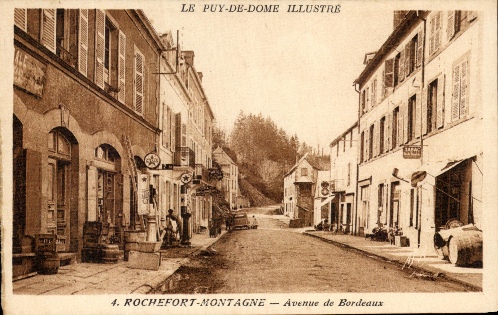 Rochefort-Montagne — Avenue de Bordeaux — Le Puy-de-Dôme Illustré