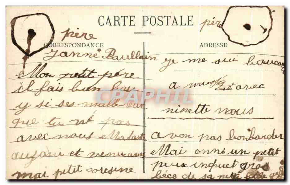 CPA Rouen L'Eglise Saint Maclou Buffet d'orgue — Verso