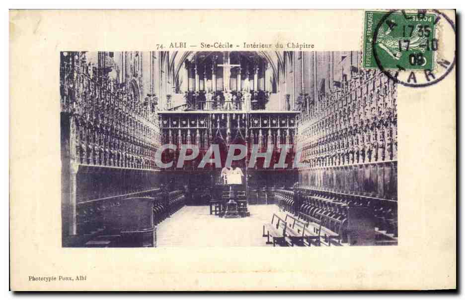 CPA Albi Ste Cecile Interieur du Chapitre