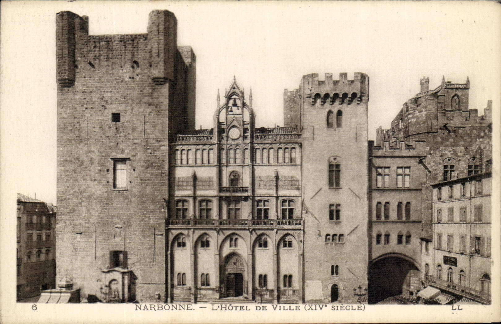CPA Narbonne L'Hotel De Ville