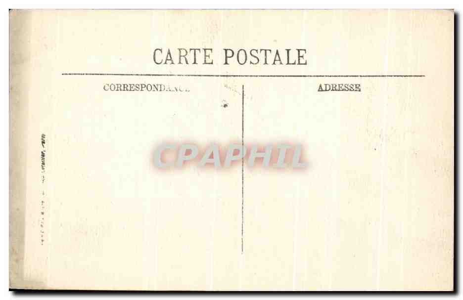 CPA Narbonne L'Hotel De Ville — Rückseite