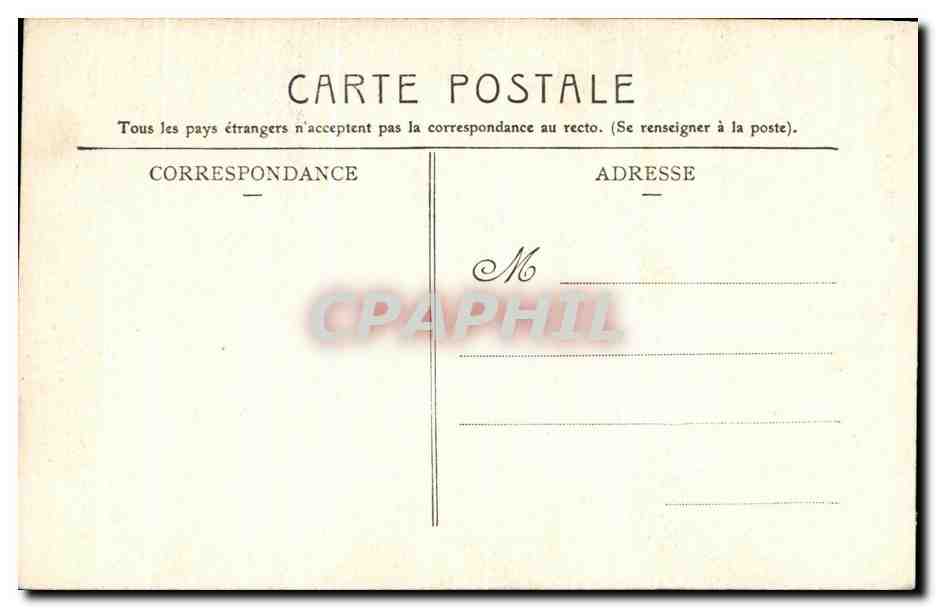 CPA Toulouse Eglise de La Dalbade — Verso