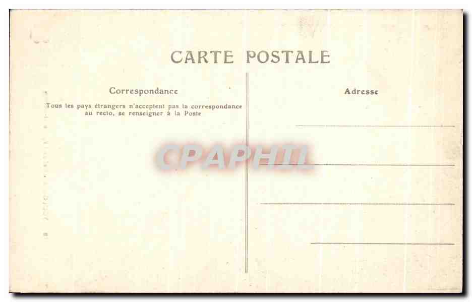 CPA Toulouse Nef de l'Eglise St Sernin — Verso