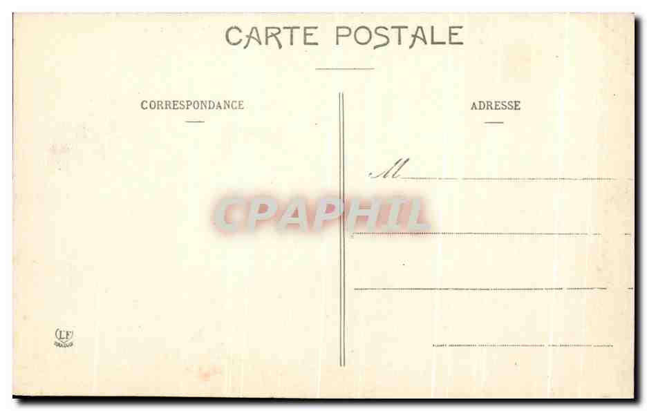 CPA Toulouse Facade Est Du Capitole et Square — Verso