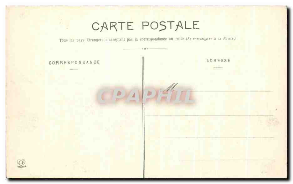 CPA Toulouse Le Port Garaud Bateau (bonne animation) — Verso