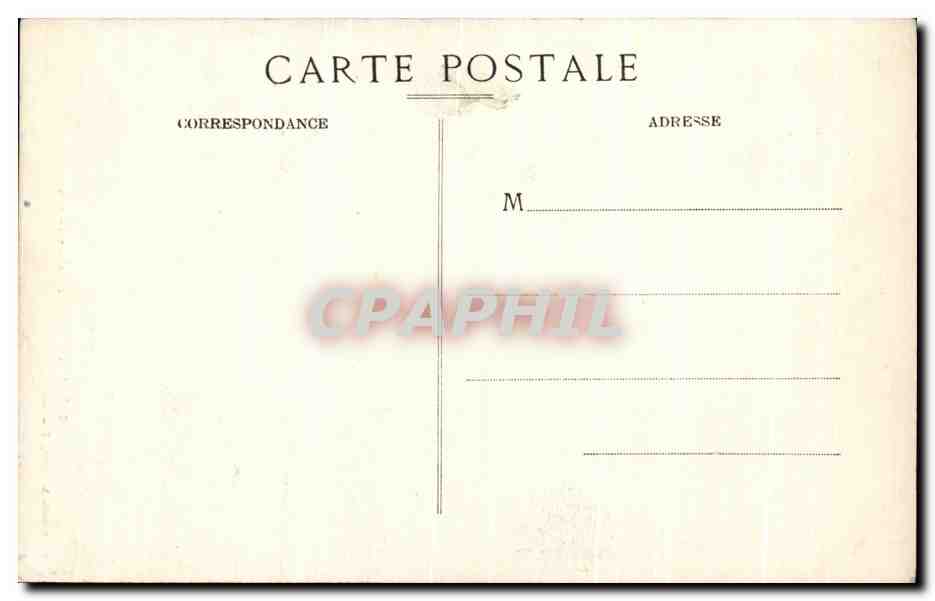 CPA Toulouse Hotel de Felzins — Verso