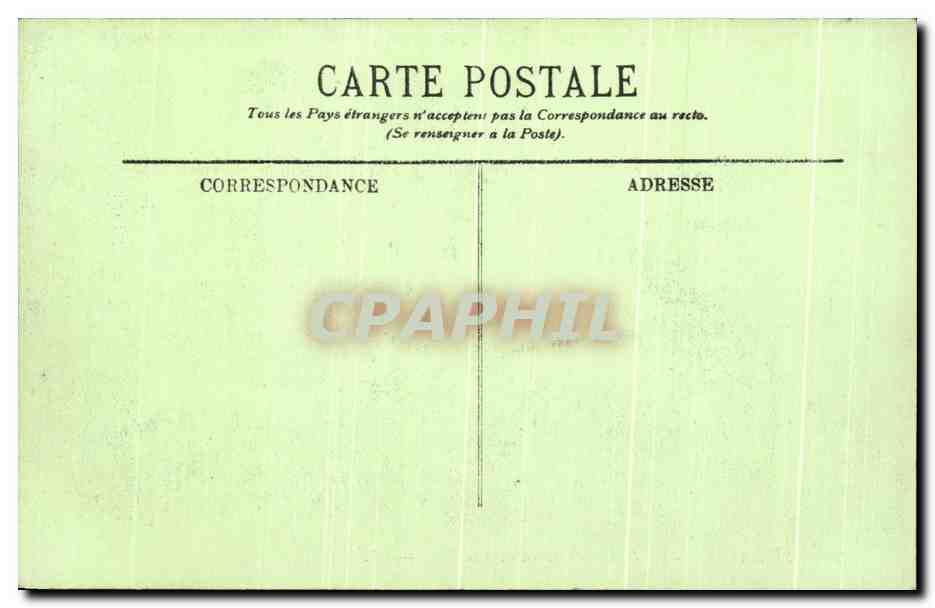 CPA Le Havre Les Rochers de Barvalet a la Heve — Rückseite