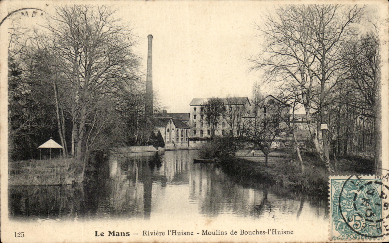 Le Mans — Rivière l'Huisne — Moulins de Bouches-l'Huisne