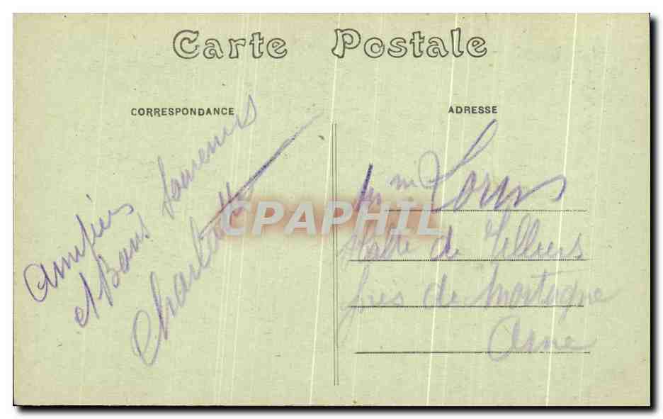 CPA Les Amoureux Sarthois Ecoute Donc Manet Que Folklore Costume — Verso