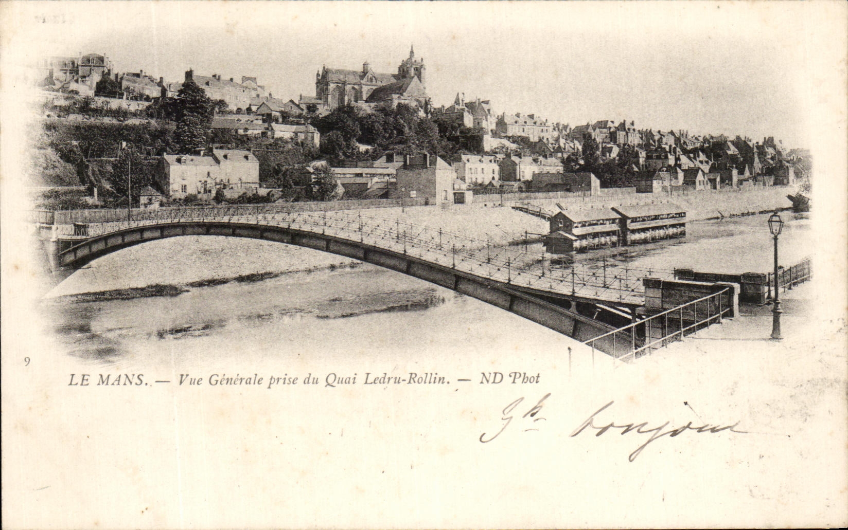 Le Mans — Vue Générale prise du Quai Ledru-Rollin — ND Phot