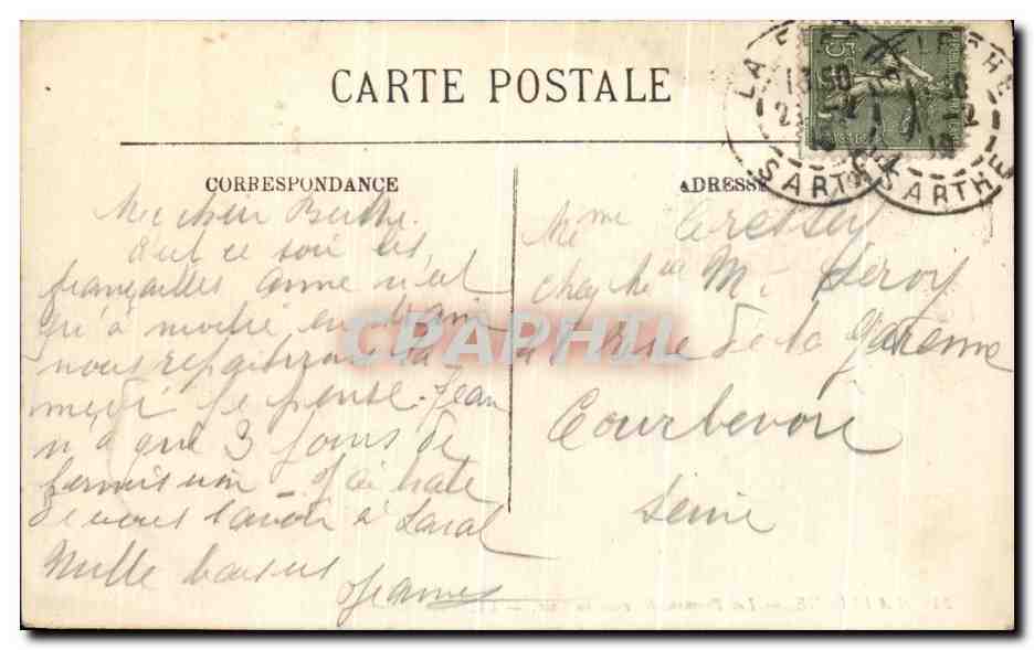 La Flèche — Les Promenades vues du Loir — LL. — Rückseite