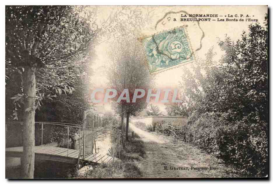 BREUILPONT — Les Bords de l'Eure — E. GRATEAU, Pacy-sur-Eure