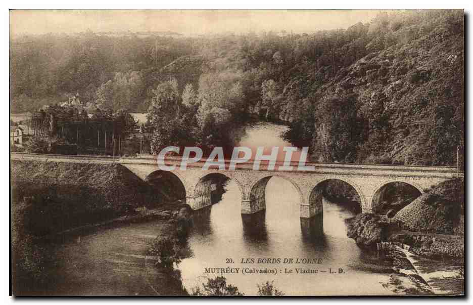 CPA Les Bords De L'Orne Mutrecy Le Viaduc