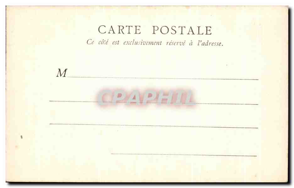 CPA Falaise Le Donjon — Rückseite