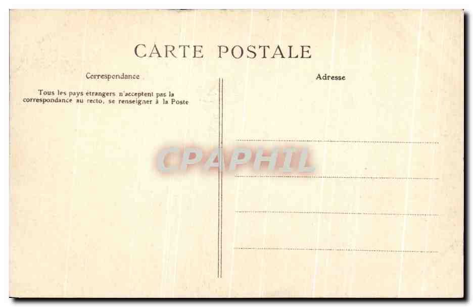 CPA La Normandie Domfront Les Tours de Godras — Rückseite