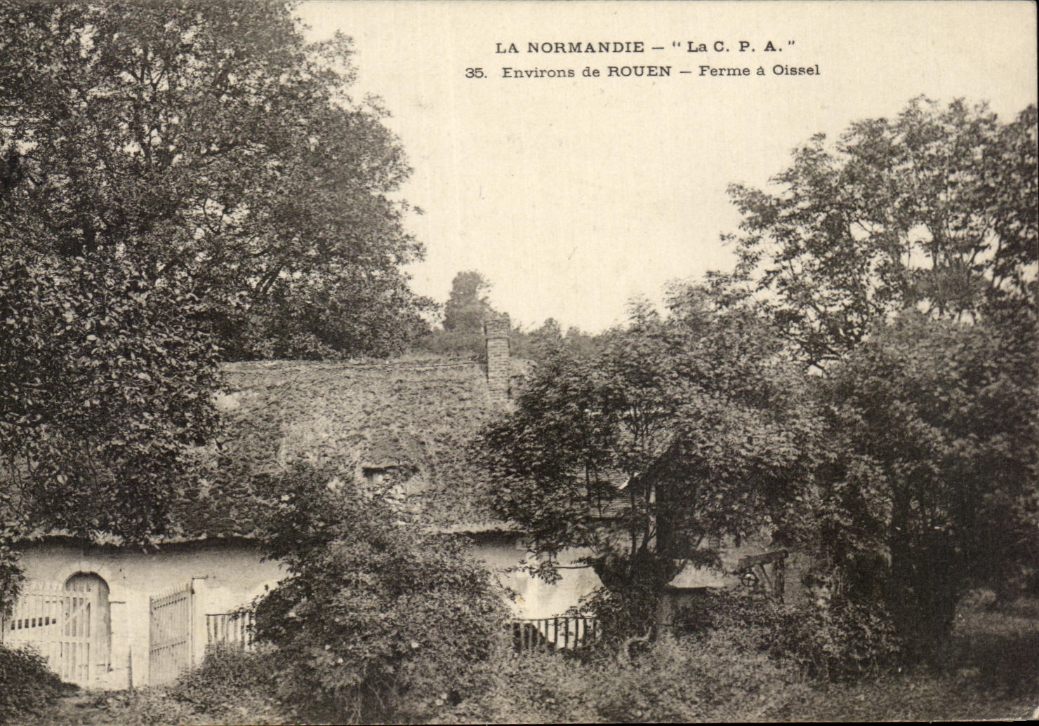 CPA La Normandie Environs de Rouen Ferme a Oissel