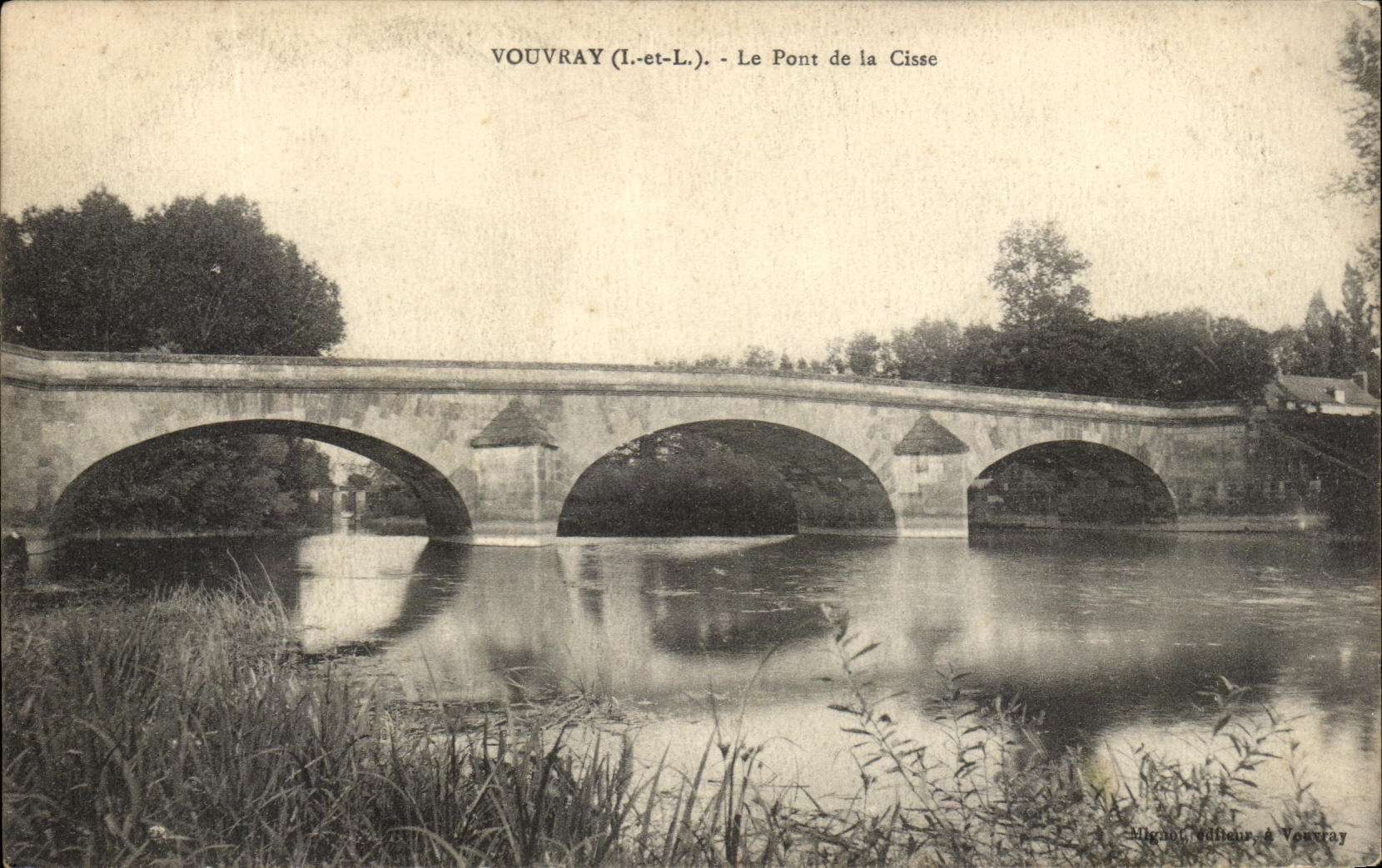 CPA Vouvray Le Pont de la Cisse